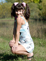 CrocoBabes presents: Hot beauty teen knows that her sexy smile and much sexier body will bring you on cloud seven of excitement.