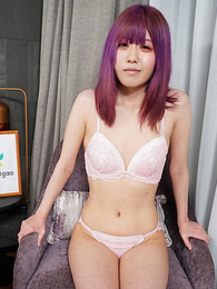 CrocoBabes presents: Asian girl Shiori Fujimori displays her petite tiny tits and unveils her complete nakedness in a solo